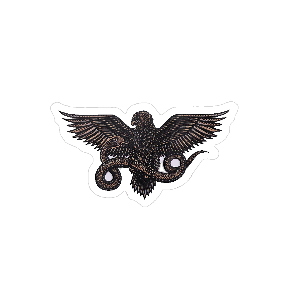 Just Like Papa Eagle Sticker