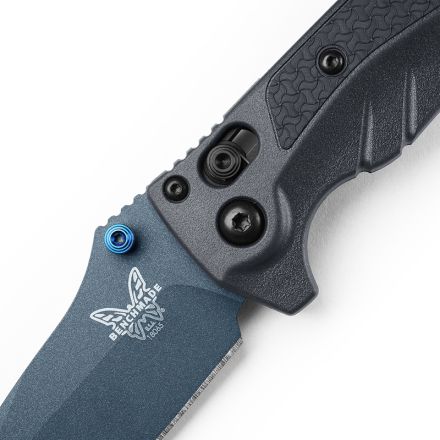 Mini Adira Tempest Grey Grivory Handle w/Cerakote Blue Titanium Finish 18065BT-01