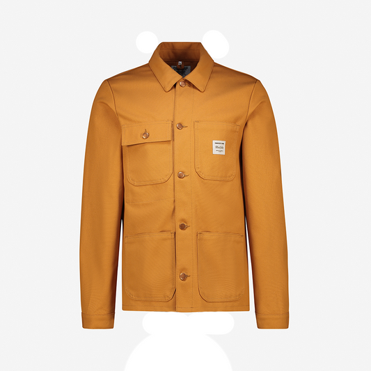 Uncle Jim Work Jacket in Rust Canvas