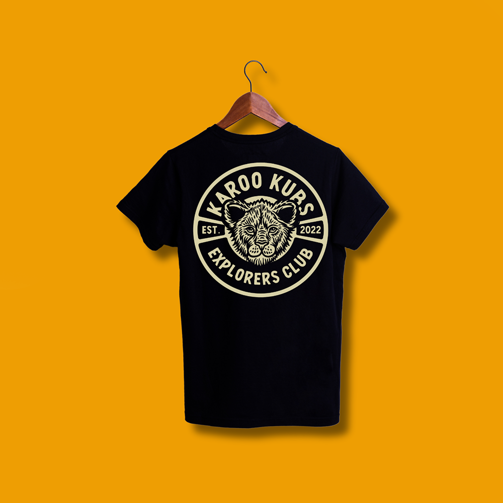 Karoo Kubs Lion Tees/Black 3-4yrs to 13-14