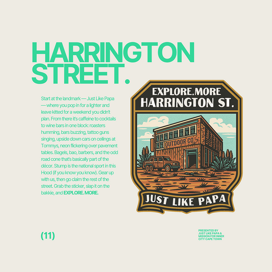 Just Like Papa  Destination Sticker - Harrington Street