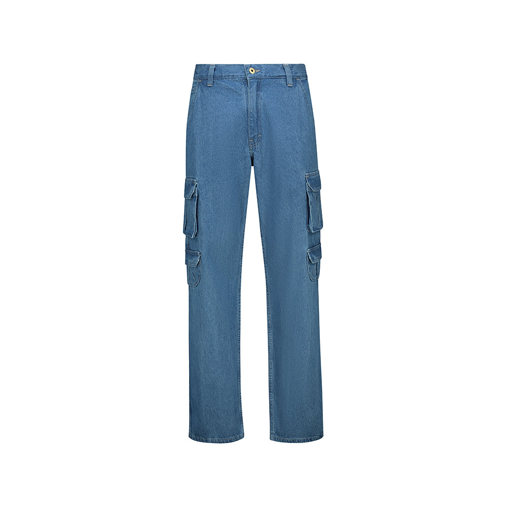 Cargo Jeans (Stone Bleached)
