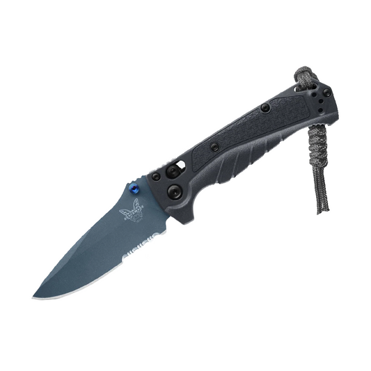 Mini Adira Tempest Grey Grivory Handle w/Cerakote Blue Titanium Finish 18065BT-01